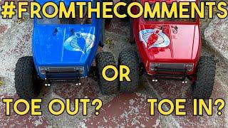 Crawler Canyon Presents #fromthecomments a this vs. that toe in or toe out?