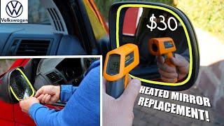 Car mirror replacement. Heated mirror repair. DIY