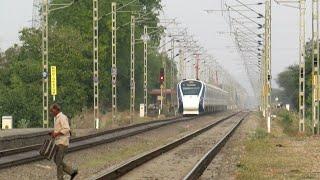 Katra Vande Bharat Express at its Full Speed  Indian Railway