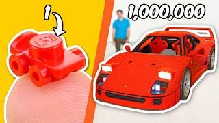 1 vs 1000000 PIECE LEGO build...