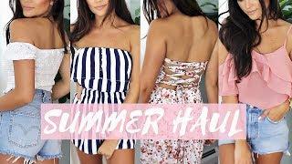 SUMMER TRY-ON CLOTHING HAUL 2018  Stephanie Ledda