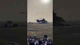 Incoming CH-47 Chinook with amazing Sound 