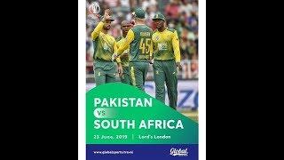 Pakistan vs South Africa in Hindi Live Match World Cup 2019  Match  30