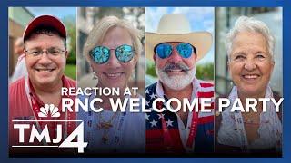 RNC 2024 Welcome Party Attendees discuss safety concerns