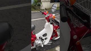 Honda C70 Merah Restorasi