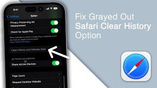 How to Fix Greyed Out Clear Search History on iPhone