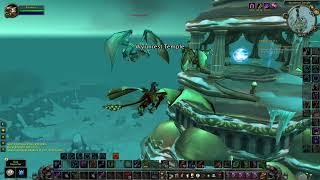 How to get on top floor of Wyrmrest Temple without a flying mount - WoW WOTLK Classic beta