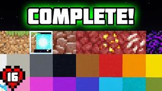 I Collected Every Block in Minecraft Hardcore