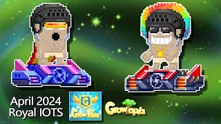 Growtopia  Growtronic Glider IOTS + Royal + Sub Item April 2024 Grow Pass