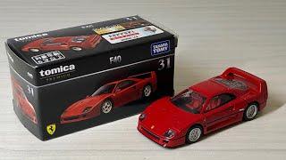 Tomica Premium Ferrari F40 164 Unboxing