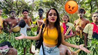 Bindass Kavya Ko Jungle me Real Adivasio ne Pakad liya  Visiting Real Adivasi Village Gone Wrong