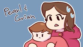 Grian & Pearl acting like siblings  Double life animatic