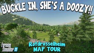 ‘PACKED’ NEW MOD MAP “Rotdrosselheim” MAP TOUR  Farming Simulator 22 Review PS5.