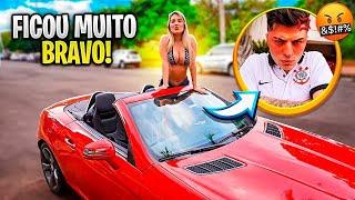 SAI COM ROUPA CURTA NA RUA DE CONVERSÍVEL E ELE SURTOU