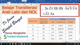 Cara Menulis Transliterasi Arab Latin di Word  Donwload Free Font Times New Arabic