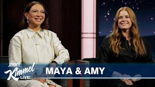 Amy Adams & Maya Rudolph on Obsession with Disney Filming Disenchanted & Learning Irish Slang