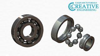 Assembly in Solidworks. Ball bearing in Solidworks