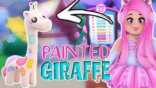 Wir WÜNSCHEN uns die neue PAINTED GIRAFFE  am WISHING WELL  Roblox Overlook Bay DEUTSCH