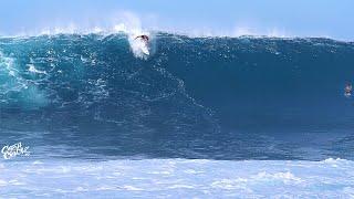 HEAVY Surf at PIPELINE RAW FOOTAGE