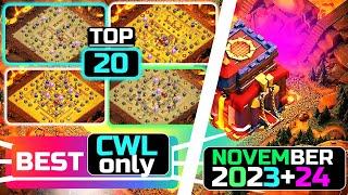 TOP 20 TH10 CWL BASE LINK Only - Best TH10 War Base With Link 2023 - Clash of Clans COC TH10 BASE