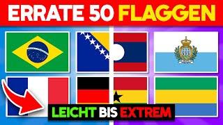 50 Flaggen erraten - Leicht bis Extrem   Flaggen Quiz