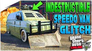 GTA 5 God Mode Speedo Custom Van How To Get Indestructible Speedo Van GTA 5 Glitches