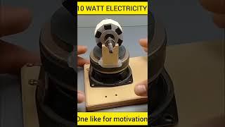 100 Watt Free Electricity Generator Using Magnets and Copper Wire#science #physics