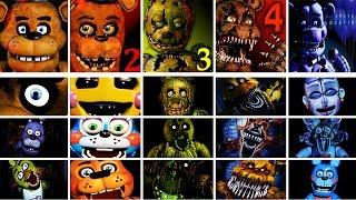 Five Nights at Freddys 1-4 + Sister Location Jumpscare Simulator  FNAF Game