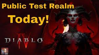 Diablo IV -  Public Test Realm Testing Season 5 PTR