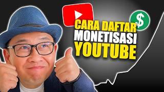 TERBARU  CARA DAFTAR MONETISASI channel YOUTUBE 2024