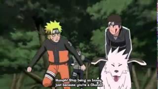 Naruto Secret weapon The Fart attack on Kibas  Face