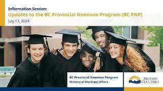 Updates to the BC Provincial Nominee Program BC PNP