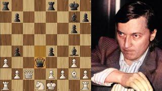 What A Move Qd3  Amazing chess Game of 12th World Chess Champion Anatoloy Karpov