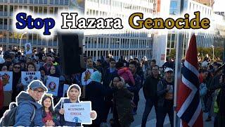 Stop Hazara Genocide Protest In Norway  نسل کشی هزاره را توقف کنید