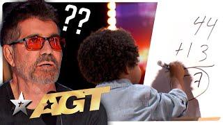 2 Year Old GENIUS Leaves Simon Cowell Feeling STUPID on Americas Got Talent 2024