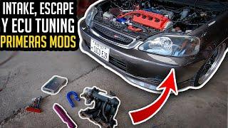 PRIMERAS MODIFICACIONES Que Debes Hacerle a TU AUTO - INTAKE HEADER Y ECU #Honda #Civic