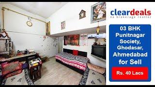 3 BHK Row House for Sale in Punitnagar Society Ghodasar Ahmedabad  at No Brokerage – Cleardeals