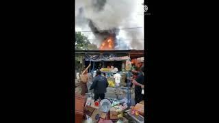 kebakaran rumah warga solong lombok timur