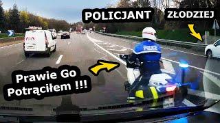 Pościg na Autostradzie  - Rozjechałbym POLICJANTA  - Uciekamy z Anglii do Saint Trope #803