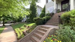 A Walk Through Raleigh Neighborhood North Carolina USA  Nature Sounds for Sleep and Study