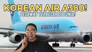 JUMBO JET A380 KOREAN AIR TAIPEI TO FUKUOKA NAIK PESAWAT TERBESAR DI DUNIA