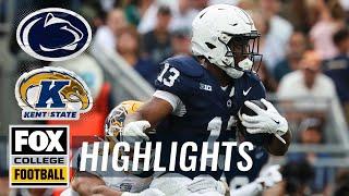 Kent State Golden Flashes vs. No. 10 Penn State Nittany Lions Highlights  FOX College Football