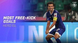 Top 5 Most Free-kick Goalscorers  Hero ISL