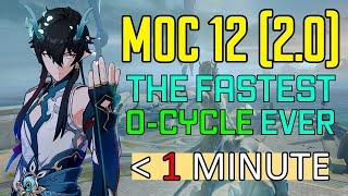 The FASTEST 0 Cycle Speed Run Ever Seen - MoC 12 2.0  Honkai Star Rail