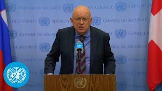 Russia on the Middle East - Security Council Media Stakeout  United Nations