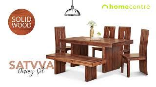 Finest of craftmanship in Home Centre solid wood dining furniture