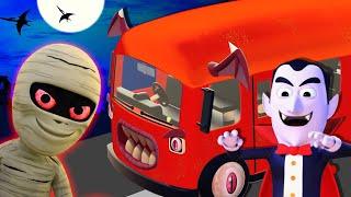 Roda Seram di Bus  Lagu Halloween Untuk Anak-Anak  HooplaKidz Bahasa Indonesia - Lagu Anak Anak