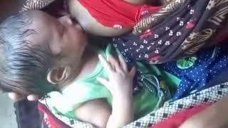 Village mom breastfeeding Breastfeeding Vlog-Breastfeeding Indian Village Mom  Breastfeeding Vlogs