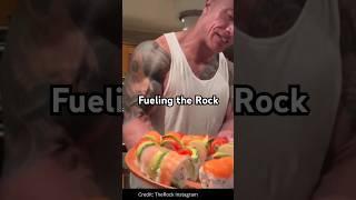 The Rocks Incredible Diet Fueling the Powerhouse #shorts #celebrityfacts