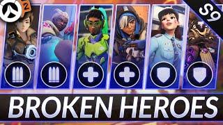 NEW BEST HEROES to MAIN for EVERY ROLE in SEASON 9 FREE WINS - Overwatch 2 Guide